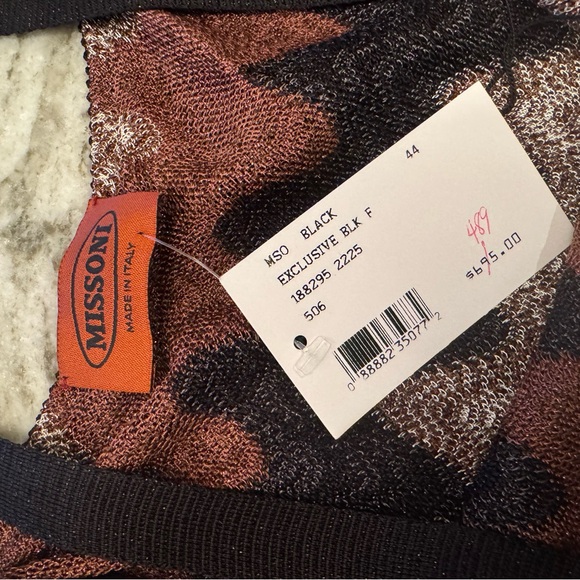 Missoni Black and Brown Knit Top - Picture 3 of 4